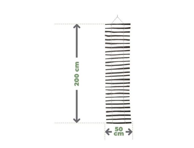 Bild von Plantenladder zwart 50 cm x 200 cm