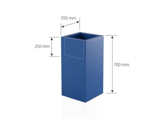 Afbeelding van Bloembak Mia corten effect
