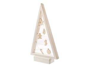 Foto van Houten Kerstboomframe 60 cm wit