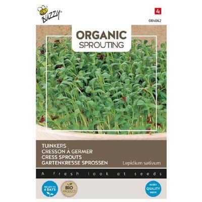 Foto van Buzzy® Organic Spruitgroente Tuinkers (BIO)