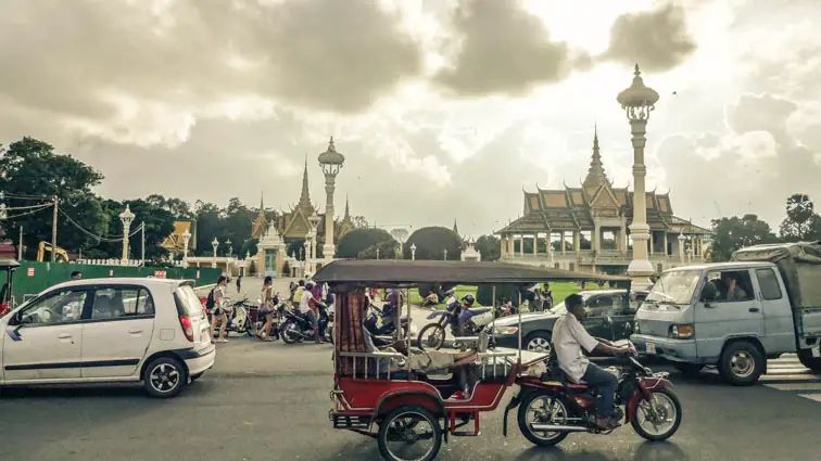 Route Cambodja Phnom Penh
