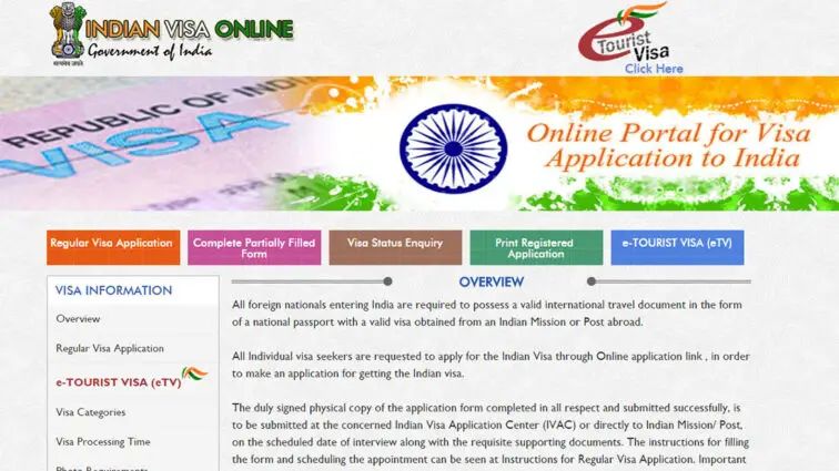 India visum online aanvragen
