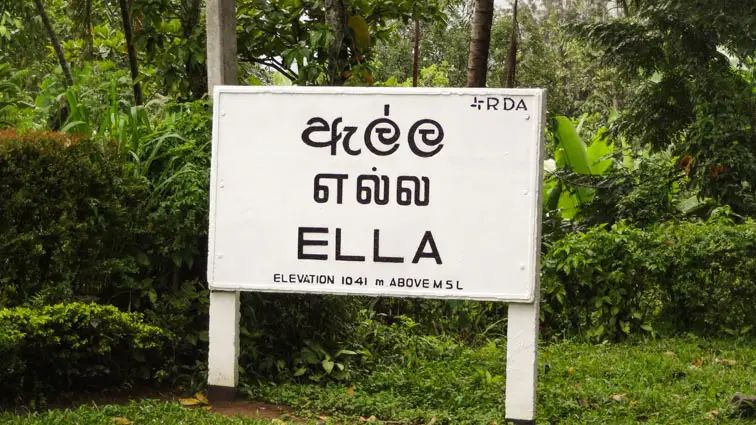 Zien en doen in Ella, Sri Lanka
