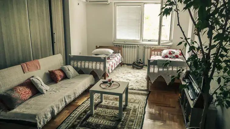 Airbnb in Skopje, Macedonië bij onze fantastische host, Goche