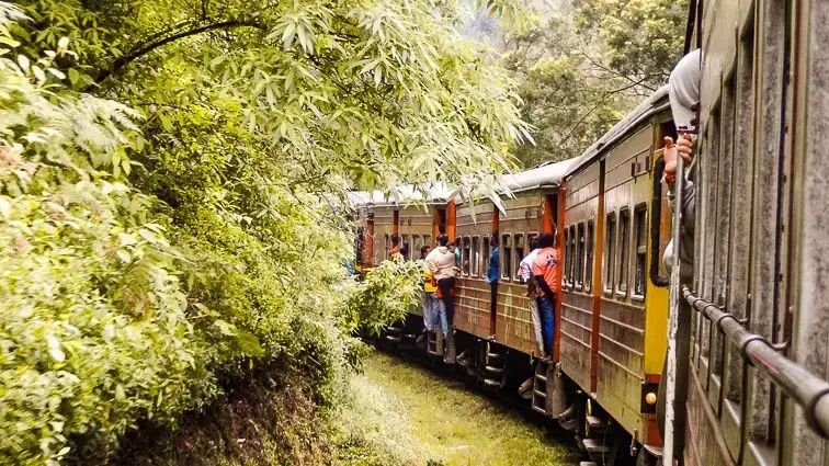 Reizen per trein in Sri Lanka