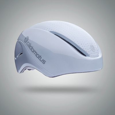 Cadomotus Alpha-3 Schaatshelm wit/zilver
