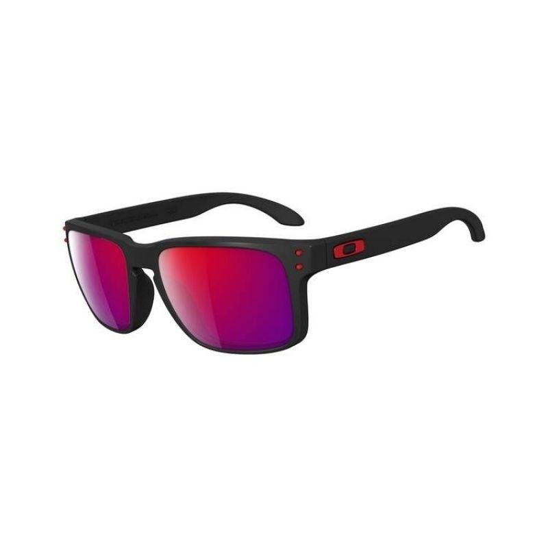 Oakley holbrook matte hot sale black iridium polarized