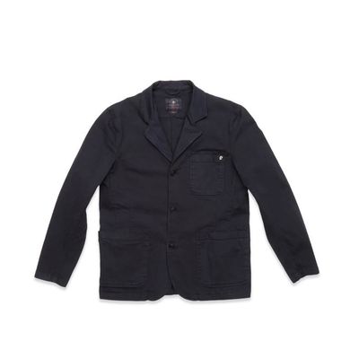 Foto van Blue De Gene Gabbiano Dobby Blazer Dark Navy