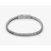 Afbeelding van TATE OSSIAN Harringbone Chain-link Bracelet Oxidiced Sterling Silver