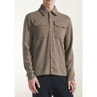 Piacenza Beige Full Cashmere overshirt