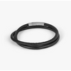 Afbeelding van TATE OSSIAN London Smooth Leather Bracelet Black