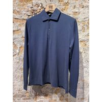 ASPESI Long-Sleeve Polo Luigi Navy