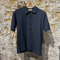 Kris K T Okker shirt rib Navy