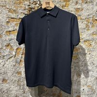 ASPESI Cotton Polo Black