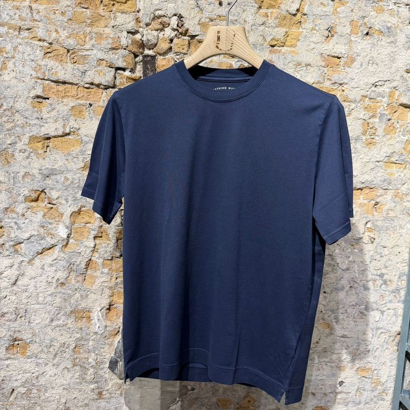 FEDELI T-Shirt Jersy Navy
