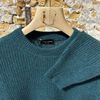 Afbeelding van Roberto Collina Heavy Knit Sweater Dark Green