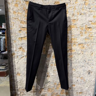 Foto van Dondup Sportissimo Luxe Virgin Wool Pantalon Onyx Black
