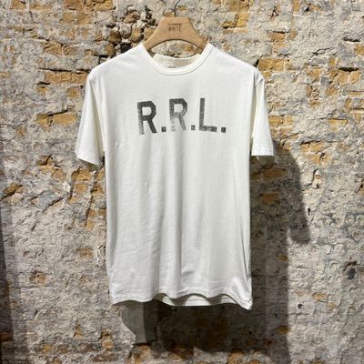 Foto van Ralph Lauren Double RL Logo Jersey T-Shirt wit RRL