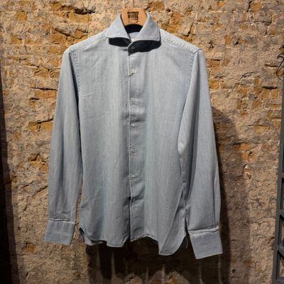 Foto van 100 Hands Jeans Shirt Light Blue