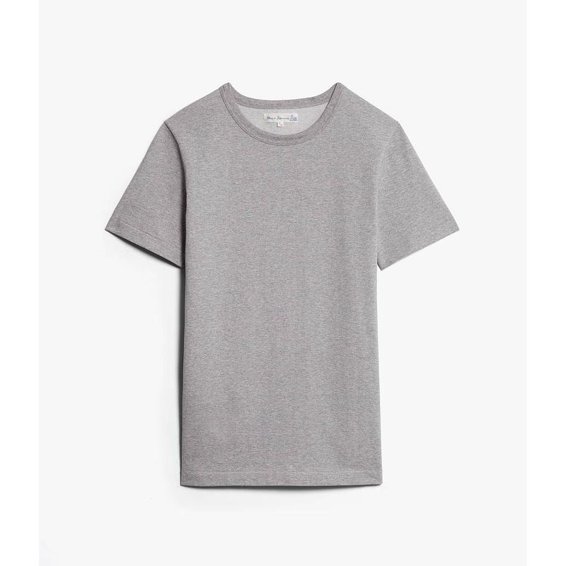 Merz b. Schwanen 215 Grey Melange T-Shirt
