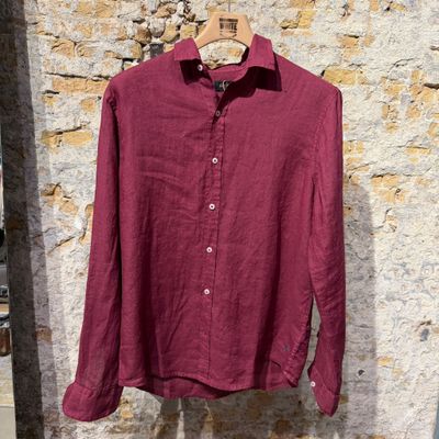 Foto van Kris K Shirt Udang merah marun Burgundy