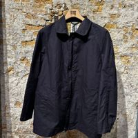 Iimpermeabile Military Wax Car coat Navy 