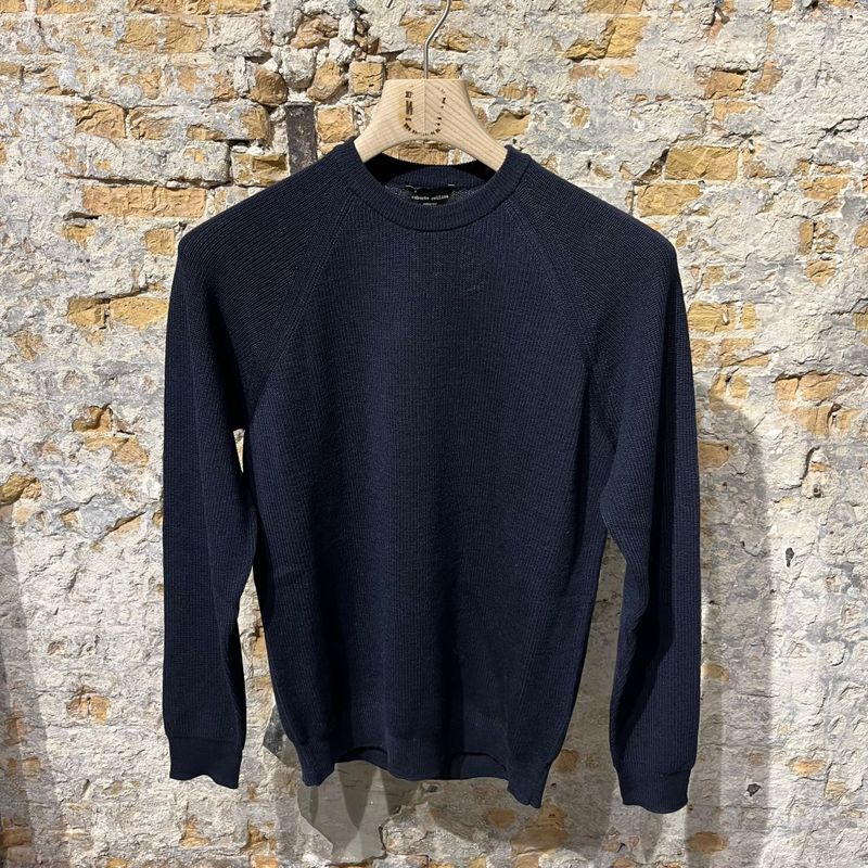 Roberto Collina Fine Merino Navy