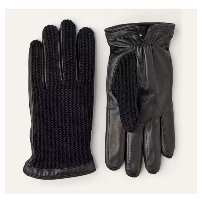 Hestra Adam - Black Gloves