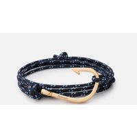 Miansai Gold Plated Hook Rope Indigo & Gold