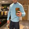 Afbeelding van Piacenza Virgin Wool Sweater Sky Blue