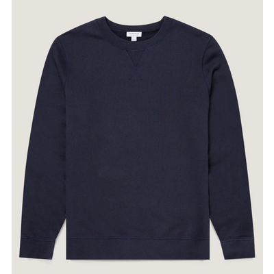 Foto van Sunspel Loopback Sweatshirt Navy