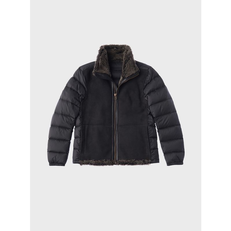 Ten C Shearling Full Jacket Black Ten C Shearling Full Jacket Black
