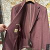 Afbeelding van Windsor Giorno Wool & Silk Aged Burgundy Mélange Jacket