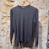 Piacenza Crewneck Merino Wool Antraciet