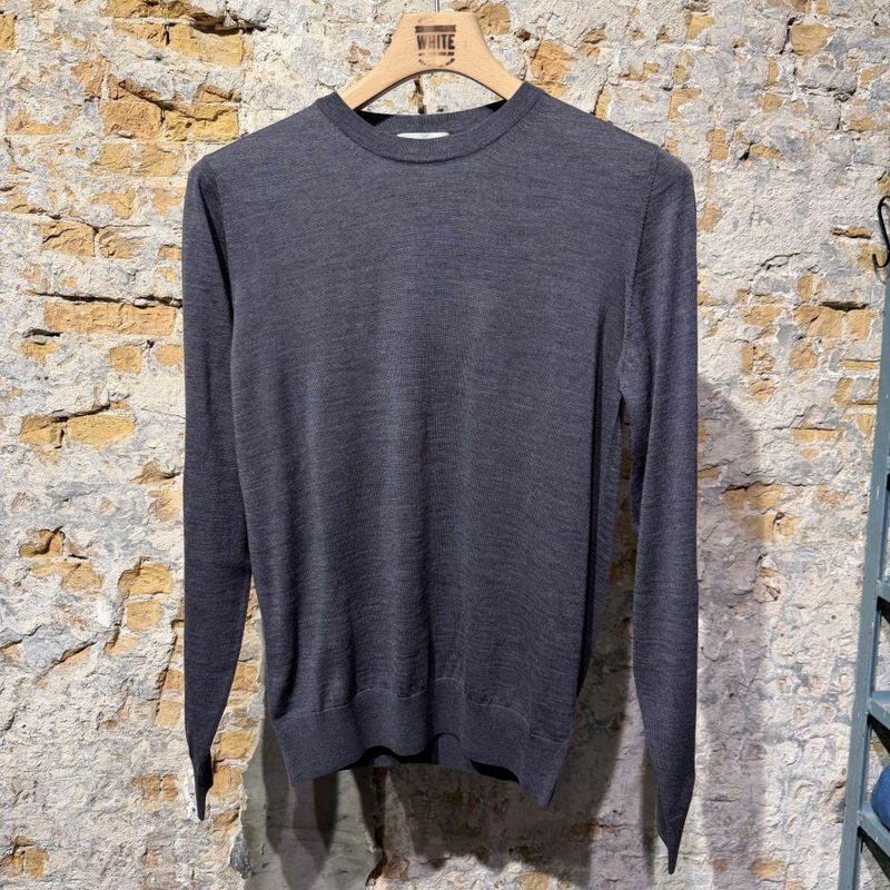Piacenza Crewneck Merino Wool Antraciet