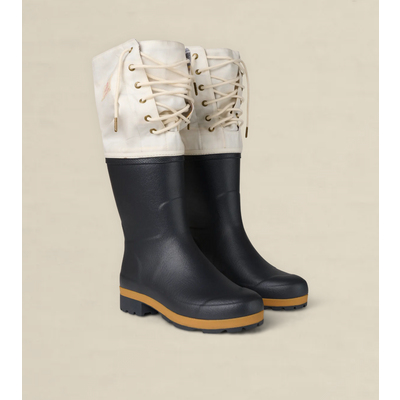 Foto van AMUNDSEN FIELD MUCKS WAXED COTTON Navy & Cream