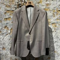 Windsor Giorno Virgin Wool & Linnen Jacket Champagne taupe