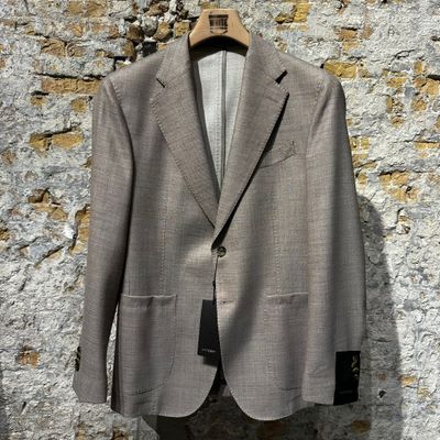 Foto van Windsor Giorno Virgin Wool & Linnen Jacket Champagne taupe