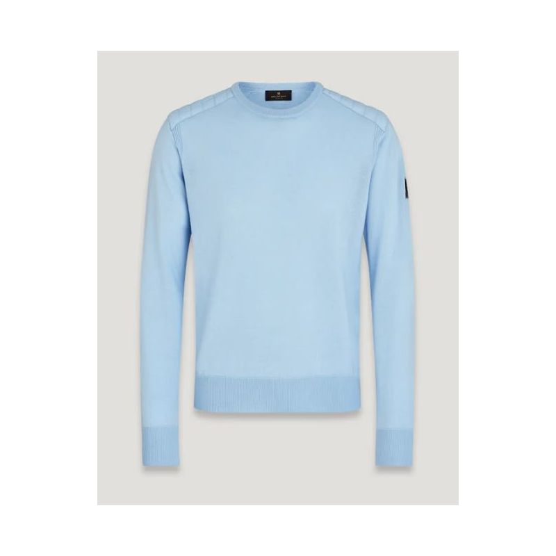 Belstaff Kerrigan Crew Neck Sky Blue