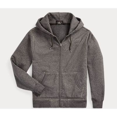 Foto van RRL French Terry Full-Zip Hoodie