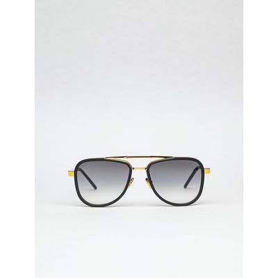 Foto van John Dalia Jim C110 Matte Black - Yellow Gold 22 carats