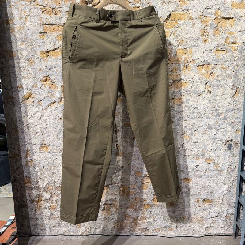 Kris K Relaxed Thin Summer Pant Olive Green Kris K Relaxed Thin Summer Pant Olive Green