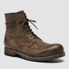 Afbeelding van Officine Creative Green Suede Lace-up Boots