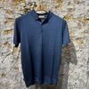 Afbeelding van Kris K S McQueen Silk Polo Steel Blue