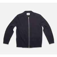 Blue De Gene Nuavali Polo Zip Cardigan Navy 