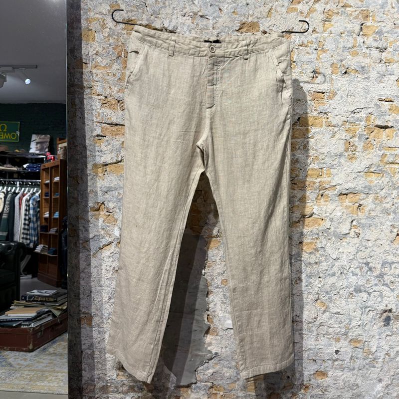 Kris K Linnen Pantalon Sand