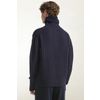 Afbeelding van Piacenza Turtleneck Whit Buttons Navy