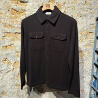 Piacenza Cashmere overshirt Cigarr Brown