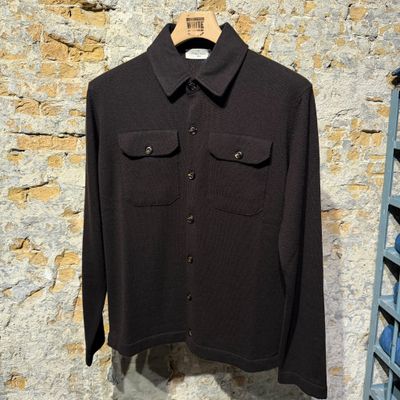 Foto van Piacenza Cashmere overshirt Cigarr Brown