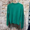 Afbeelding van Aspesi Magila Girocollo In Lana Shetland Emerald Green